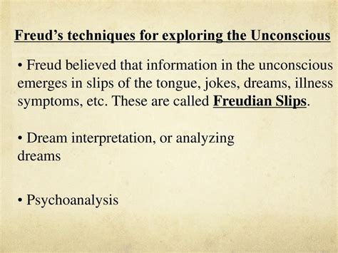 Making Sense of the Unconscious: Analyzing Freudian Interpretations