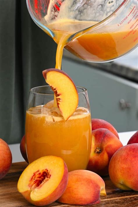 Making Your Own Fresh Peach Nectar at Home