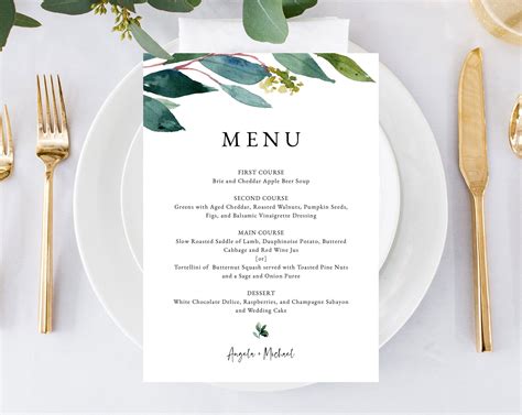 Making Your Wedding Menu Unforgettable