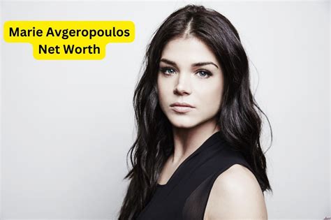 Marie Avgeropoulos' Net Worth and Earnings