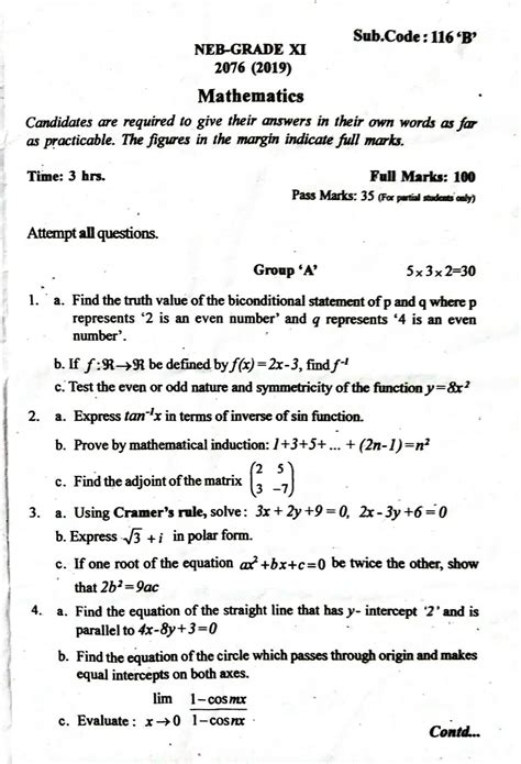 Mastering Your Math Skills: Learning from Previous Exam Papers and Sample Questions