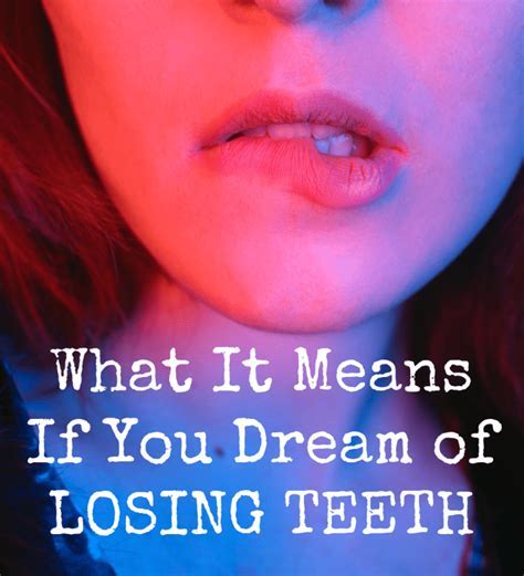 Meanings Behind Dreams Involving the Loss of Back Teeth