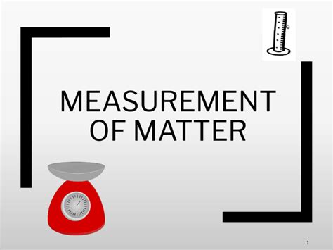 Measurements that Matter