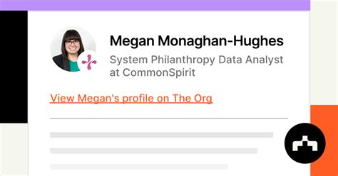 Megan Hughes' Philanthropic Work and Causes