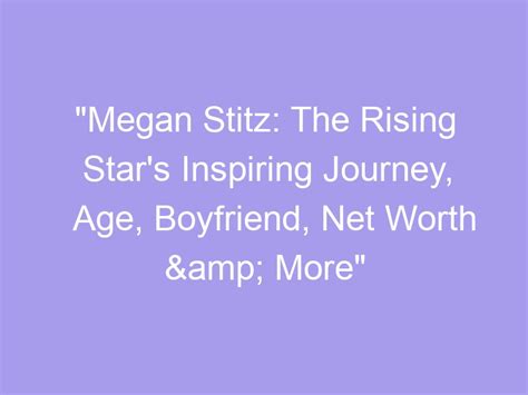 Megan Stitz's Journey to Success