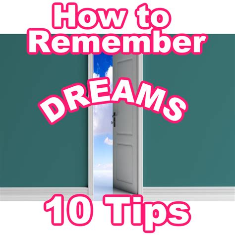 Methods to Improve Dream Recall and Interpretation