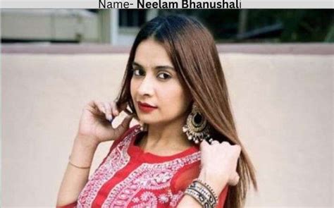 Neelam Bhanushali's Philanthropic Work and Contributions