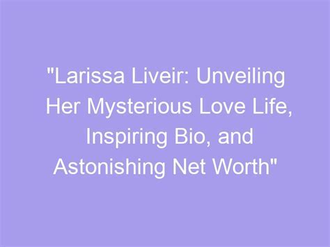 Net Worth: What is Larissa Flavia's Income?