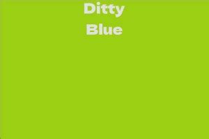 Net Worth of Ditty Blue: Financial Success Story