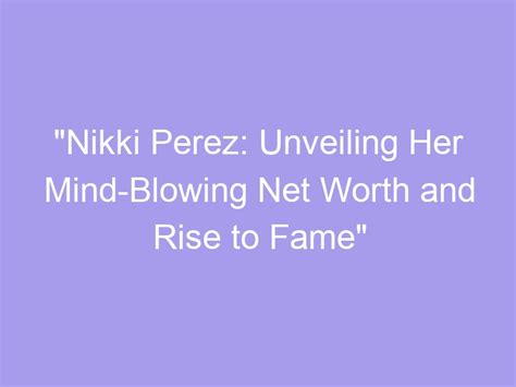 Nikki Swallows' Rise to Fame