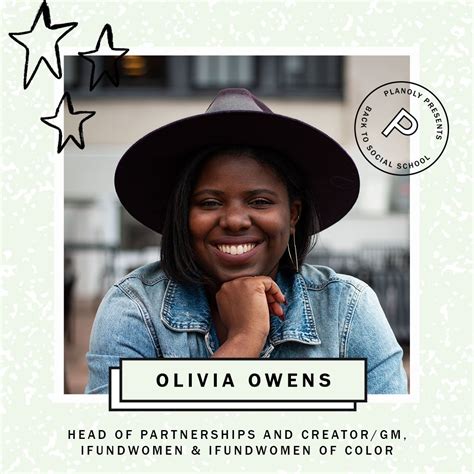 Olivia Owens's Philanthropic Work