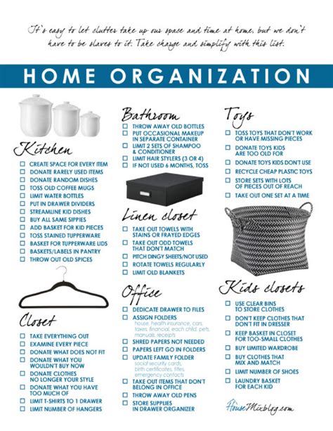 Organizing and Categorizing: Establishing Structure for your List