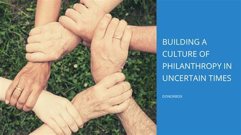 Philanthropic Efforts and Activism