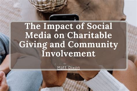 Philanthropic Impact and Charitable Involvement