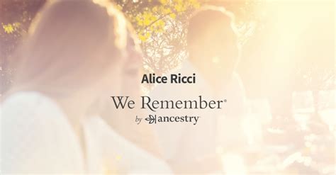 Philanthropic Work of Alice Ricci