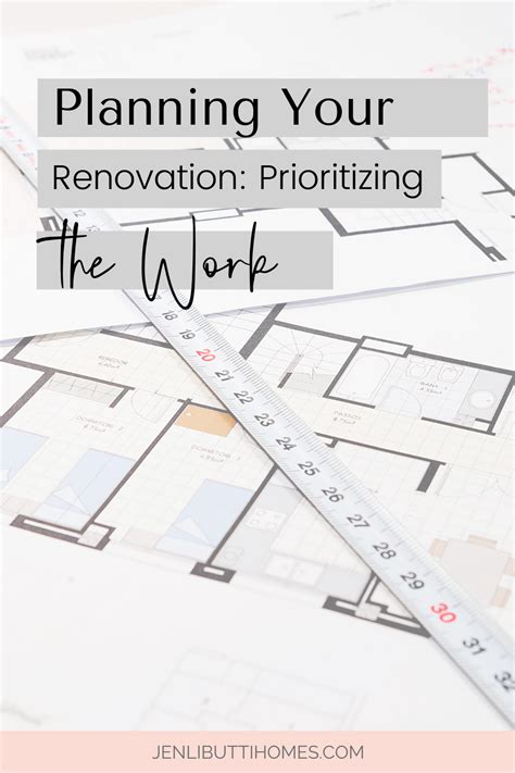 Planning and Prioritizing the Phases of Renovation