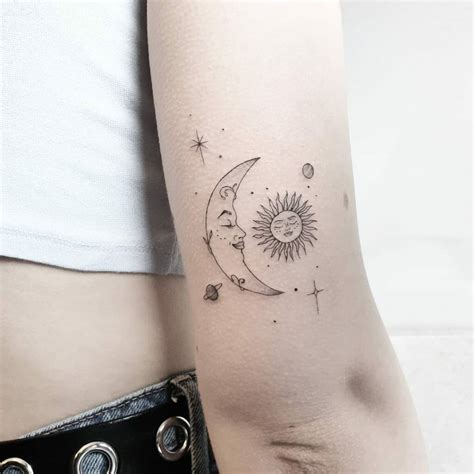 Popular Shades and Designs for Celestial Tattoos