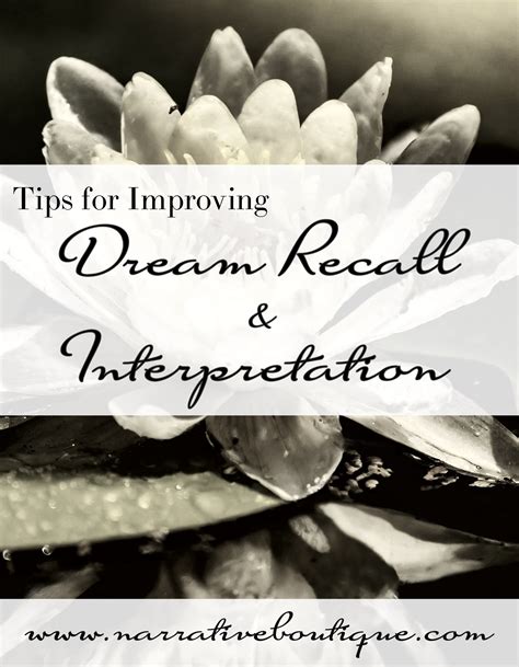 Practical Approaches to Improve Dream Recall and Interpretation