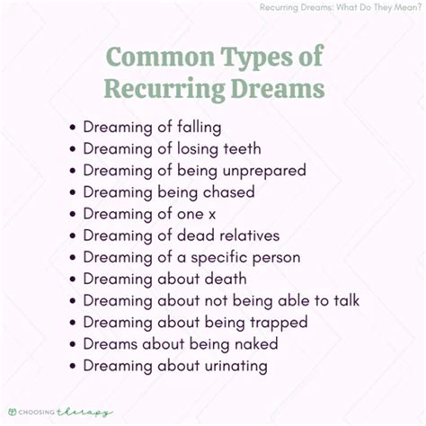 Practical Insights to Decode and Explore the Meaning of Recurring Dreams for Personal Growth