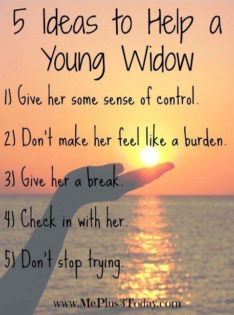 Practical Strategies for Dealing with Visions of Being a Widow