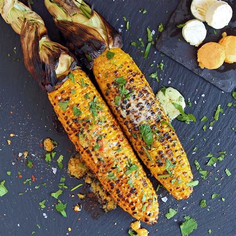 Preparing and Seasoning the Corn for Grilling