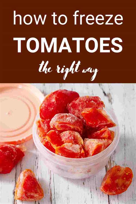 Preserving Tomatoes: How to Store and Freeze Your Tomato Bounty