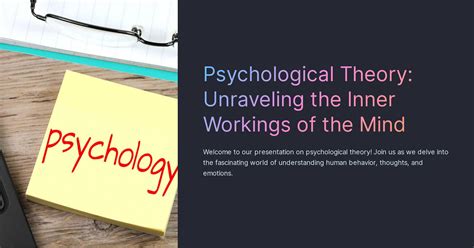 Psychological Factors: Understanding the Workings of the Mind