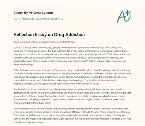 Reflecting on Personal Associations with Substance Abuse