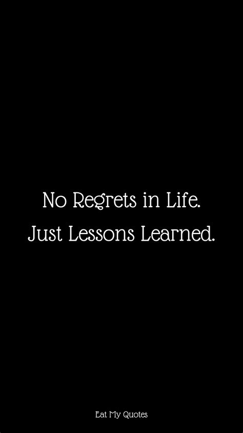 Regrets and Lessons Learned