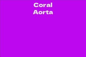 Revealing Coral Aorta's Career Achievements