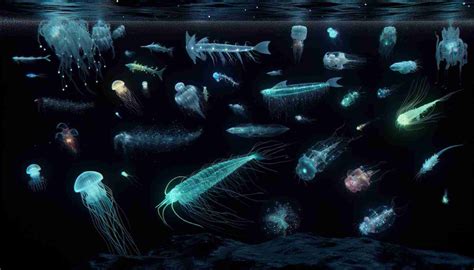 Revealing the Enigmatic Splendor of Deep-Sea Creatures: Illuminating the Abyss with Bioluminescence