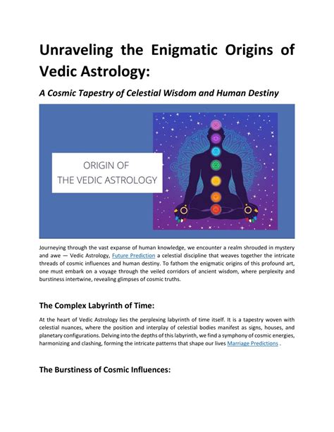 Revealing the Enigmatic Veil of Vedic Astrology