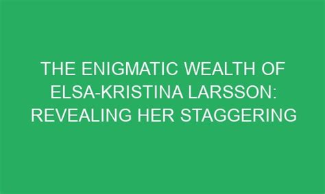 Revealing the Net Worth of Kristina Soul