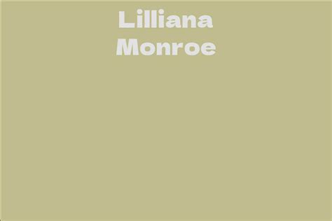 Revealing the True Years of Lilliana Monroe