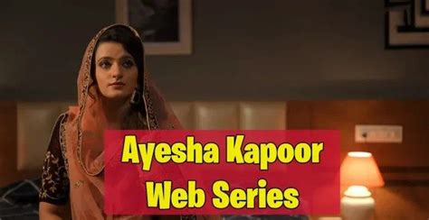 Rise to Fame: Ayesha Kapoor's Acting Career