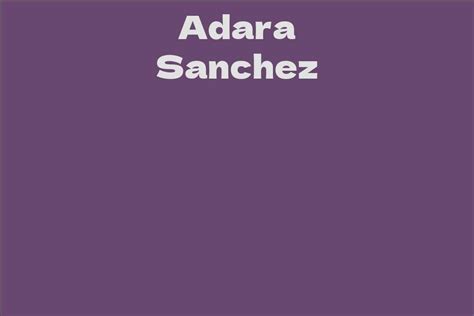 Rising Star: Adara Sanchez