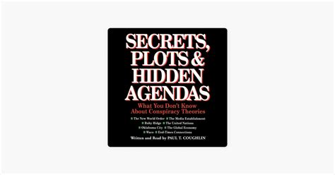 Secret Plots and Hidden Agendas: Dissecting Conspiracy Theories