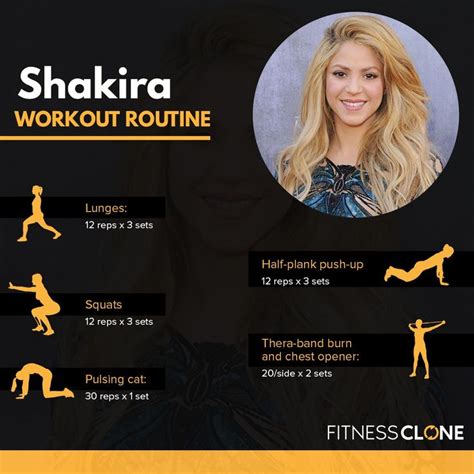 Shakira Caine's Exercise Routine and Healthy Eating Habits