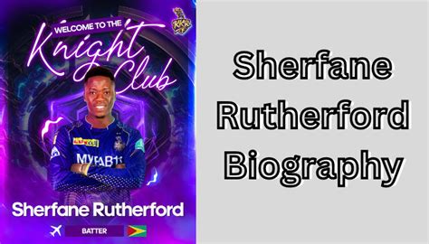 Sherfane Rutherford - Early Life