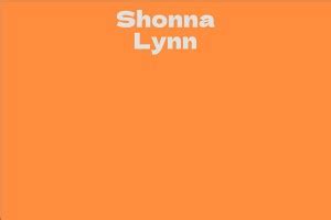 Shonna Lynn's Net Worth Revealed