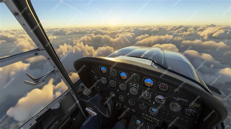 Soaring Above the Clouds: The Thrill of Ascending in a Petite Aircraft