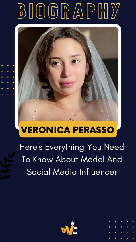 Social Media Influence of Veronica V Perasso