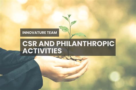 Social and Philanthropic Activities