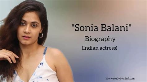 Sonia Balani Biography