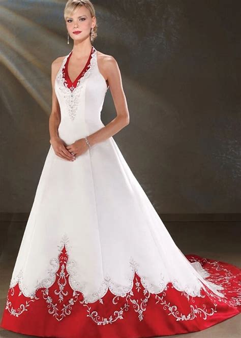 Standing Out in a Sea of White: Red Wedding Dresses Make a Bold Statement