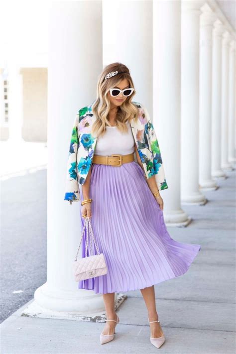 Stepping Out with Confidence: Rocking Your Lavender Skirt