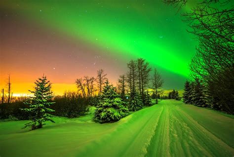 Stormy Skies and Dazzling Lights: The Aurora Borealis in the Winter