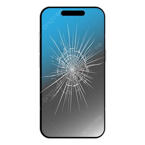 Symbolic Representation of a Shattered Mobile Device Display