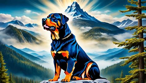 Symbolic Significance of a Black Rottweiler in Dreams