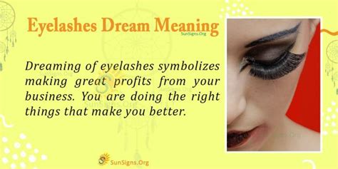 Symbolism of Eyelashes in Dreams